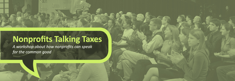 Non profits talking taxes main image Non profits talking taxes main image