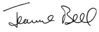 Jeanne Bell Signature